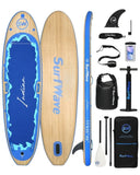 ZNTS Inflatable Stand Up Paddle Board 11'x34"x6" With Accessories W1440P192253