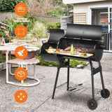 ZNTS Outdoor Black BBQ Grill 90672802