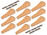 23 230 Series 230S Bucket Teeth with 23TF/23FP Flex Pins Fit for Mini Excavator Alloy Steel 10 56191620
