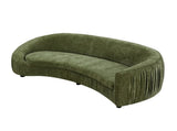 92.13 Inch Modern Design Curved Shaped Sofa Couch for Living Room,Upholstered Fabric 4-Seat Sofa No W2582P231488