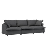 33*27.5" Ottoman Module for Modular Sectional Sofa,Wide Seat,Chenille,2 Colors N723P210664E