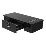 Classic Salon Wall Mount Styling Station Beauty Salon Spa Locking Cabinet Black 21837453