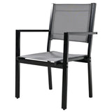 ZNTS High-quality Steel Outdoor Table and Chair Set, Suitable for Patio, Balcony, Backyard. 17874316