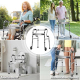 Grey walking aid foldable 45489698