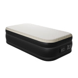 Twin Air Mattress with Built-in Pump, 18in Foam Topper Blow up Mattress, Quick Inflation/Deflation 48417832