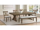 Amador Cross Back 2PK Dining Chair Set B201P408886