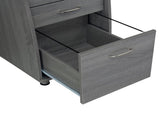 Complete Workstation Computer Desk with Storage, Grey 74539286