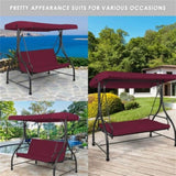 ZNTS 3-Seat Swing Chairs ,Convertible Swing Hammock Bed 38056415