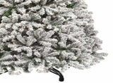 6ft Pre-lit Snow Flocked Christmas Tree with 1000 Branch Tips & 250 Lights, Christmas Pine Tree with 38625631