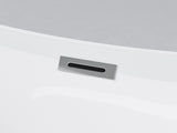 47'' Acrylic Freestanding-Acrylic Soaking Tubs, White, Oval Shape Freestanding W1675P189559