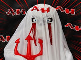 4.3ft Halloweenations Outdoor Life Size Animatronics Ghost with Trident, Sound-Actived Party 86483055