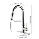 Kitchen Faucet with Pull Down Sprayer W2287141938