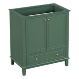 30" Bathroom Vanity without Sink, Base Only, Multi-functional Bathroom Cabinet with Doors and N725P186143G
