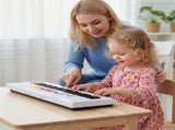 49 Keys Kids Electronic Keyboard with Microphone, 8 Tones & Rhythms Educational Music Toy for Age 3 52211087