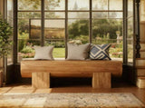 Wood Entryway Bench 13343324