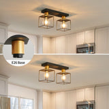 ZNTS Kimbler 2-Semi Flush Mount Kitchen Pendent Light[No Bulb][Unable to ship on weekends, please place 96808961