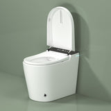 Compact Smart Toilet with Bidet Seat Built-in, Modern Tankless Design with 23.25" Depth, Open W2826P252047