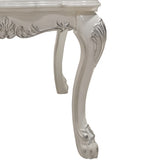 Bone White End Table with Claw Leg B062P209074