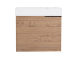 18'' Floating Wall-Mounted Bathroom Vanity with White Resin Sink & Soft-Close Cabinet Door W999P180170
