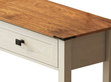 Farmhouse Style Console Table 2 Drawer and Bottom Storage Shelf for Entryway, Rustic Side Table W2557P191364