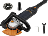 5 Inch Concrete Surfacing Grinder, 1500W 14A Motor, 7 Adjustable Speed Angle Grinder Kit with 30641062