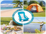 2 Folding Beachs Portable Foldable Beach with Carry Bag, 5.5lbs Lightweight Camping 45760766