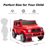 ZNTS Licensed Mercedes Benz G63 Kids Ride On Car, 12V Electric Vehicle with Remote Control, Double Open W1811P171860