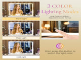 22"x32" LED Vanity Mirror with Lights, Dimmable 3-Color Modes, Touch Screen Makeup Mirror for 04638938