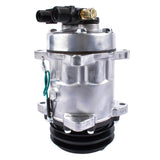 ZNTS New Air Conditioning Compressor TM16 Shuttle Bus 12V with 2 Grooves Z0006398A 47510648