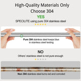 100FT garden hose, 304 stainless steel metal heavy duty hose with multi-purpose nozzle Amazon 41201734