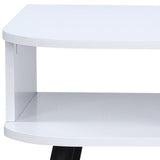 Halima White & Black Finish Coffee Table B2726P287756