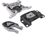 3Pcs Engine Mount Set A5592 A5520 A5612 for 2013-2016 Ford Escape 1.6L, 2017-2019 1.5L 92054507