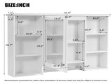 3-in-1 Bathroom Mirror Cabinet, 41-inch Wall Mounted Medicine Cabinet with Adjustable Shelf & Soft N710P358613K