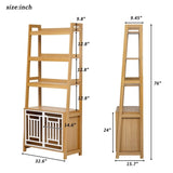 Furniture Style Dog Crate Ladder Bookcase Pet Friendly Furniture N843P256446W