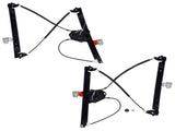 2X Rear Door Window Regulator W/O Motor Replacement for 2003-2013 Maserati Quattroporte M139 65850159
