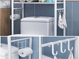 Over The Toilet Storage Rack, 3 Tier Freestanding Bathroom Organizer Shelf, Anti-Rust Metal Space 90351747