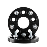 5X100 TO 5X114.3 Wheel Adapters 15MM For FR-S BRZ WRX 20 BLACK SPLINE LUG NUTS 47035008