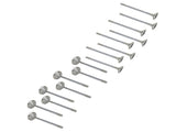 16Pcs Valves Intake and Exhaust Set Fit for Mercedes-Benz W204 2007-0214 W212 S204 C207 S212 A207 80045020