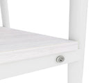 Set of 2 End Tables, Nightstand with Tempered Glass Tabletop, Compact Side Table with 42906035