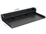 Washer Dryer Countertop with Non-slip Pads, Laundry Wood Shelf Topper with Edge, 54" Width x 27.5" W2641P309072