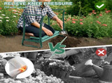 Practical Detachable Multifunctional Garden Kneeling Stool Green & Black 78881496