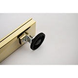 24 Inches Linear Shower Drain, Included Hair Strainer and Leveling Feet W2287P146750
