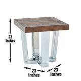 Laredo - Side Table - Brown B081P157761
