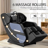 ZNTS Massage Chair Recliner with Zero Gravity with Full Body Air Pressure W1875P254023