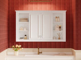 36'' x 28'' Medicine Cabinet, Wall Mounted Bathroom Storage Cabinet, with 1 Adjustable Shelf, N710P358584K