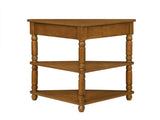 33.8'' Small Triangle Table, Wood Side Table for Small Spaces/ Living Room, 3 Tier End 82781296
