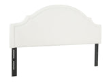 Catherine Upholstered King Headboard, Antique White Woven B2719P238659