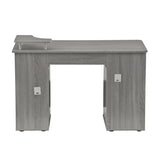 ZNTS Complete Computer Workstation Desk With Storage, Grey 62969010