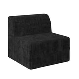 Single seat sofa Compressed Sectional Sofa Modern Minimalist Style Corduroy Couch, Sleeper Sofa for W487P230479