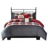 Full/Queen 6 Piece Herringbone Duvet Cover Set B035129174